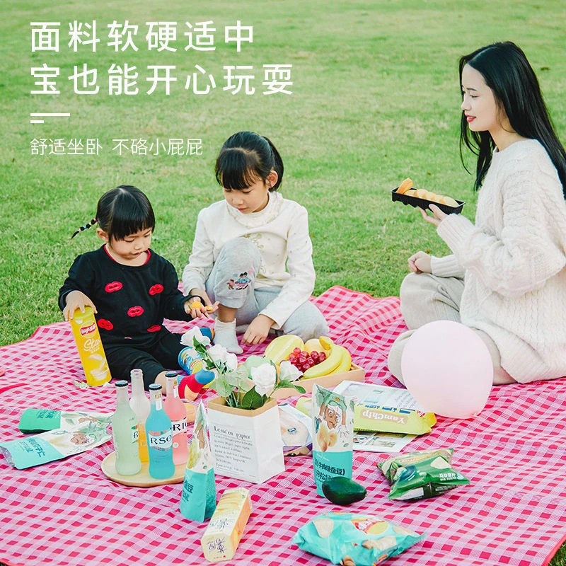 户外便携野餐垫防水草野炊地垫子四季旅游防潮垫郊游风野餐布坐垫