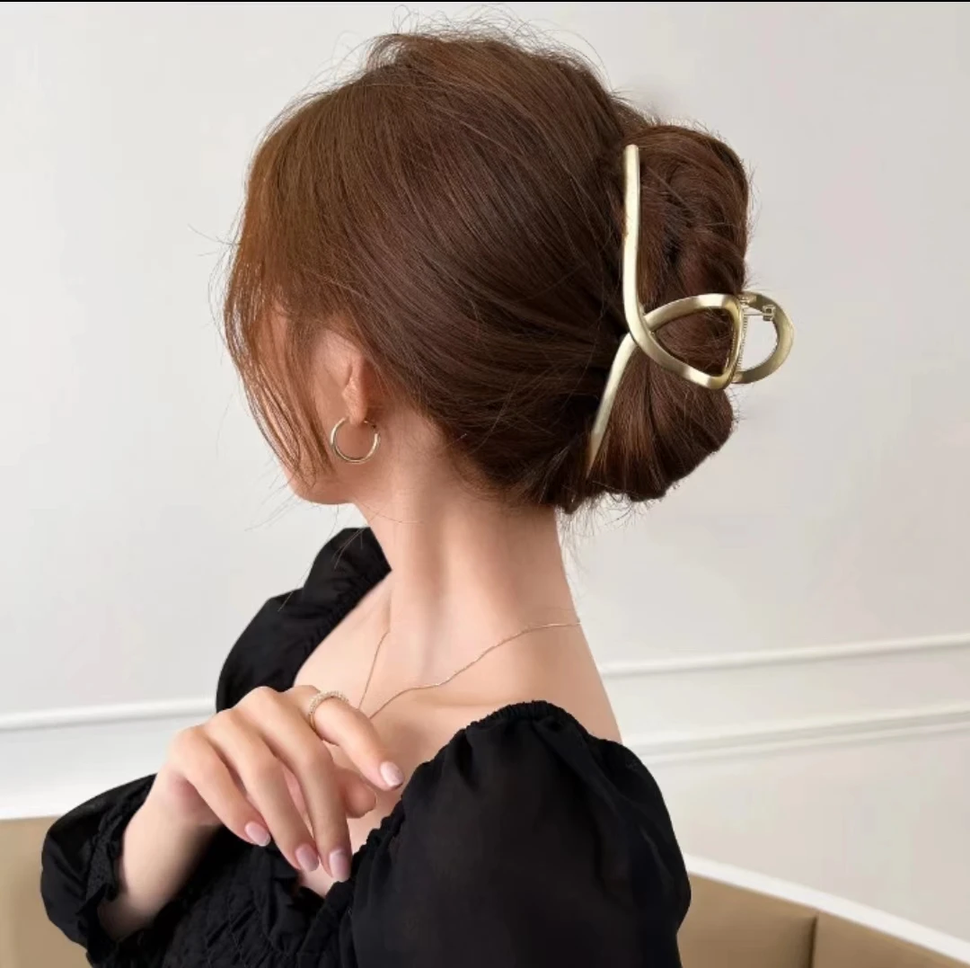 铜合金合成锆石优雅温柔ins简约（下单备注） 发夹