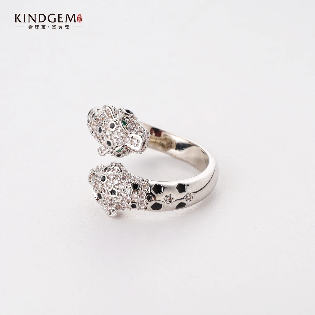 铜合金合成锆石戒指 AR26XMIC-25025时尚简约百搭高级感新款戒指