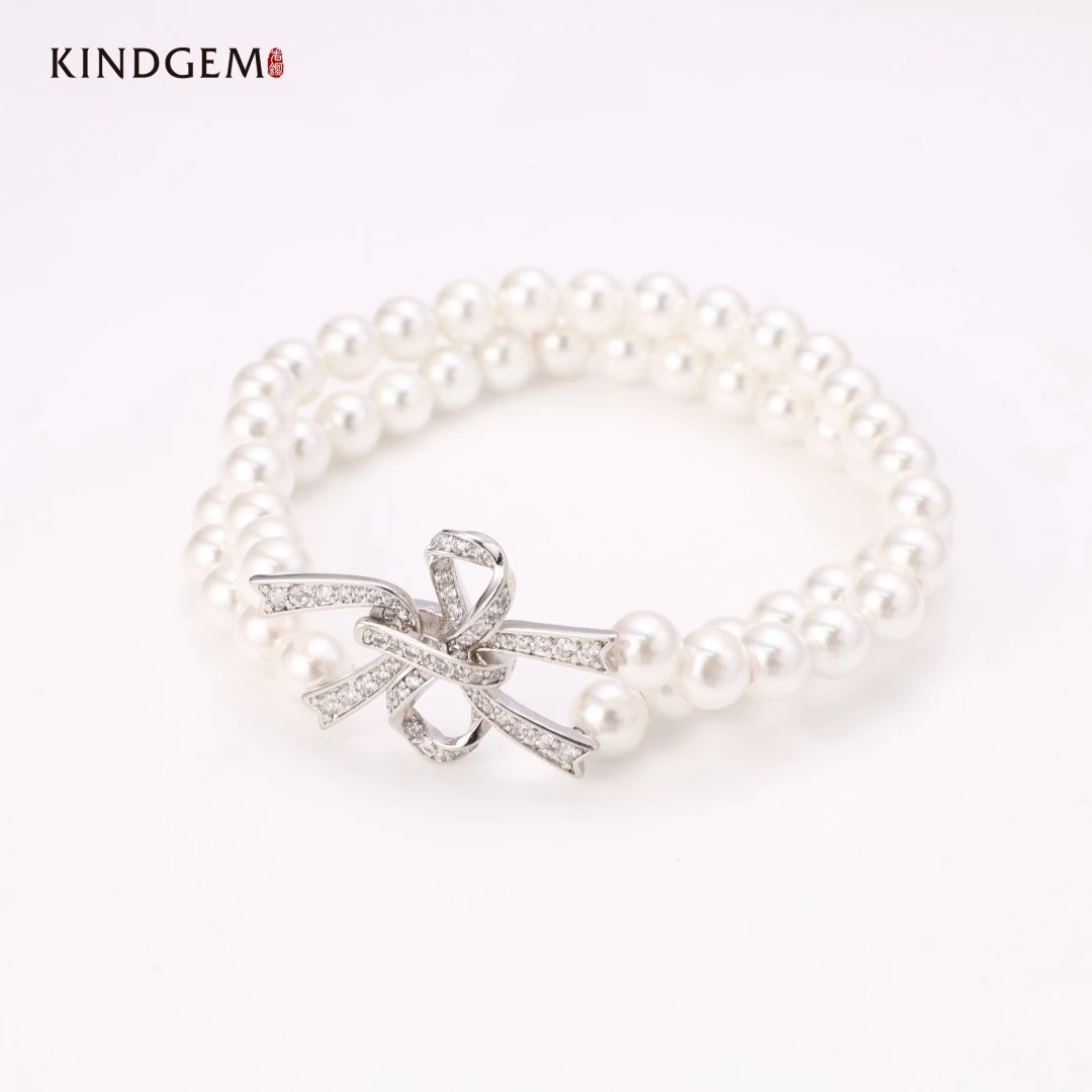 铜合金仿珍珠手链 CU60XAPC-22262精致简约时尚百搭高级感手链