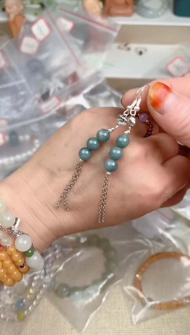 【闪购商品】翡翠耳饰未镶嵌多样性发拍一发一