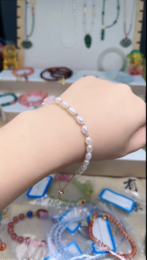 【闪购商品】淡水珍珠手链未镶嵌多样性发拍一发一