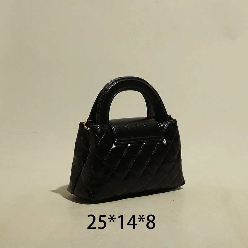 （016） hobo中号黑色 手工真皮女包 面面无压力 凯莉包