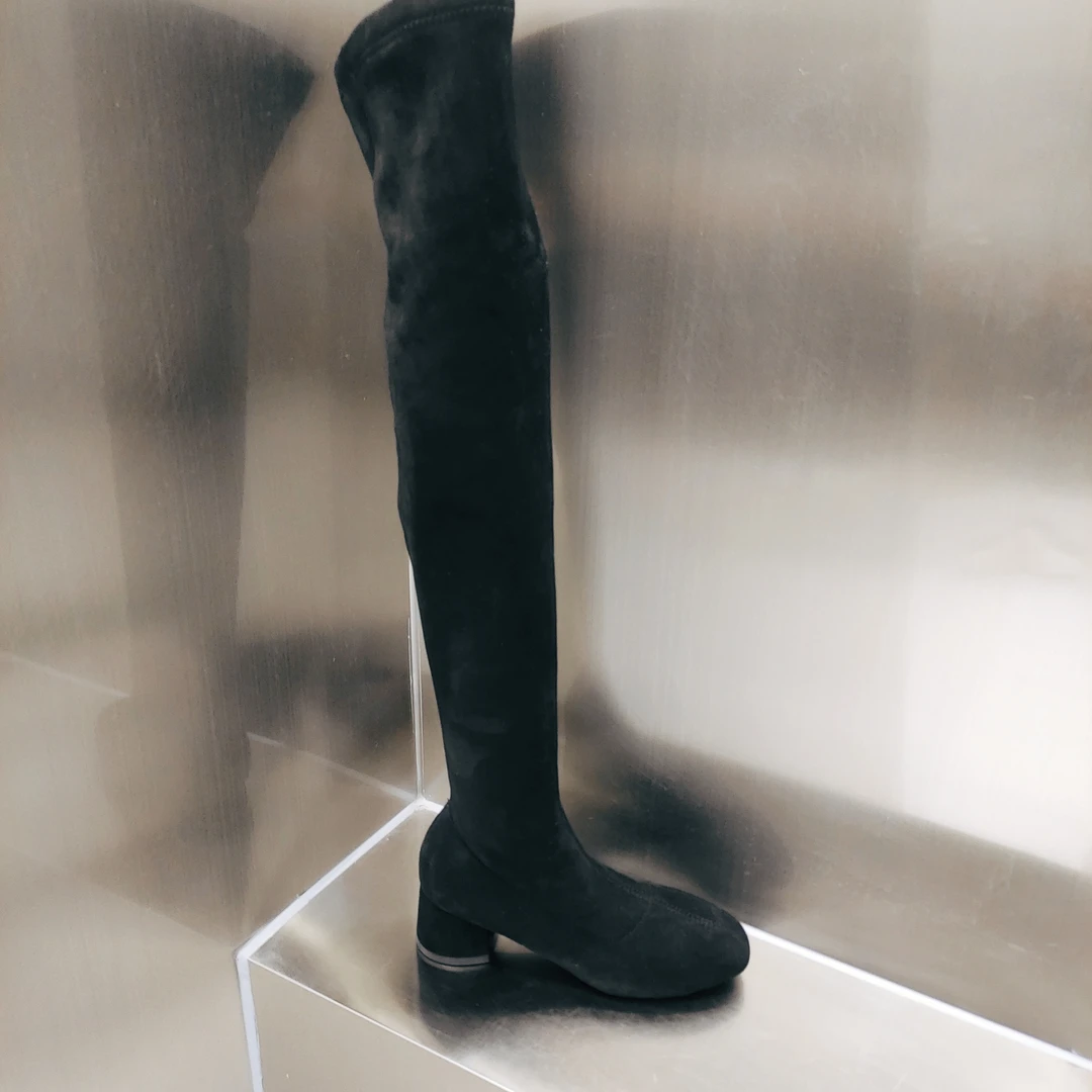 秋冬季新款百搭加绒韩系过膝长靴788(加绒)