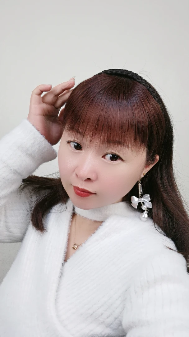 发箍刘海发片，真人发丝透气