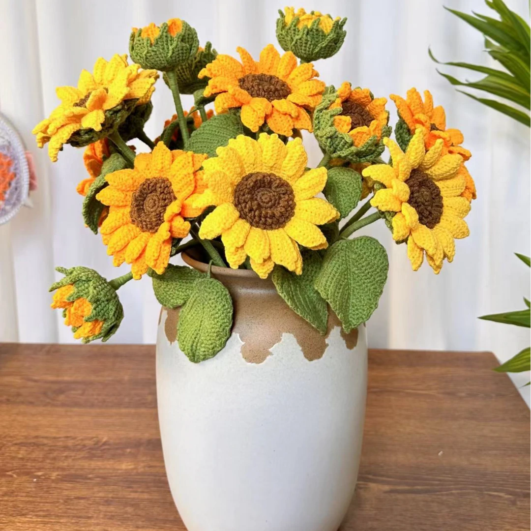 【直播间定制下单链接】纯手工钩织花束，手捧/生日/月子/挂毯/相框