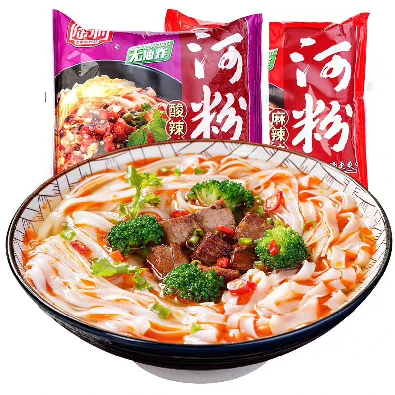 陈村河粉整箱广东河粉宽粉免煮冲泡方便面泡面麻辣酸辣红烧米粉