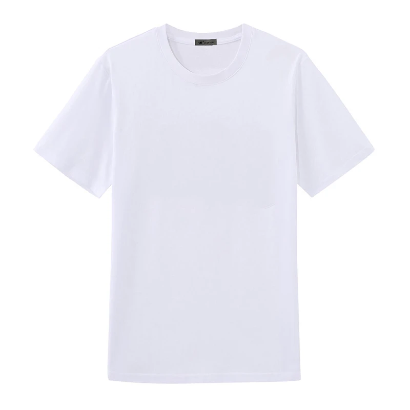 短袖男士t恤夏季纯色上衣服宽松大经典白色打底衫半袖体恤男装