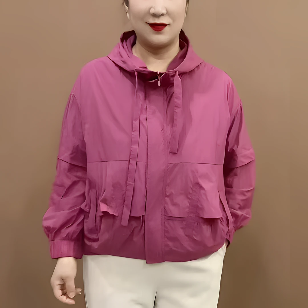 <专柜品质>秋季新款休闲时尚百搭户外女士宽松连帽新款潮牌女装