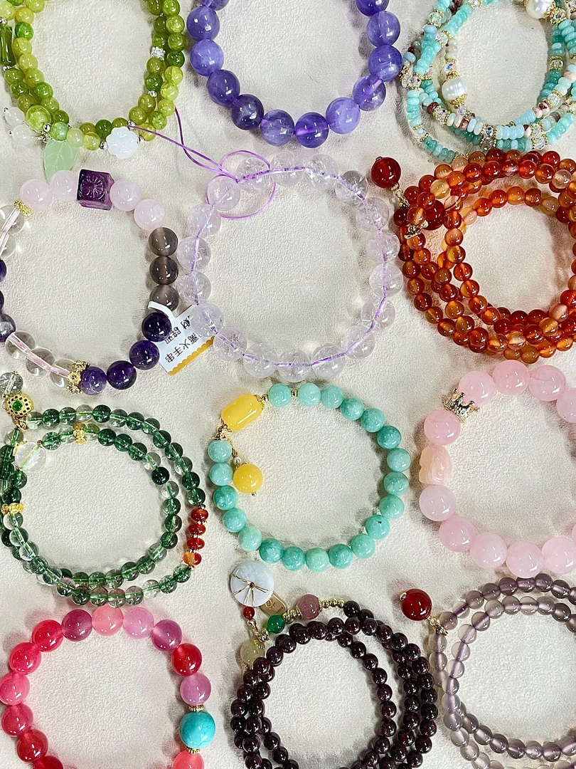 （三个装) 天然玛瑙手串-m