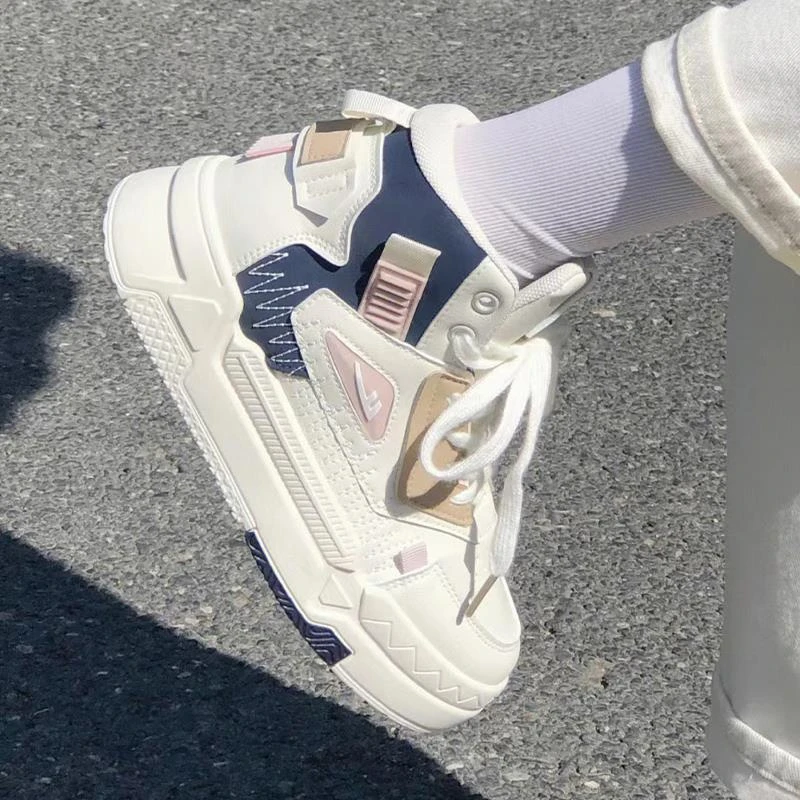 回力女鞋高帮板鞋2025秋季新款情侣港风百搭ins潮小众厚底小白鞋