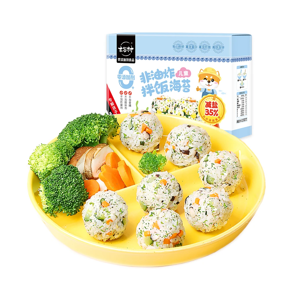 玄谷村玄谷村拌饭海苔碎 非油炸 条斑头水紫菜 儿童饭团100g/1盒