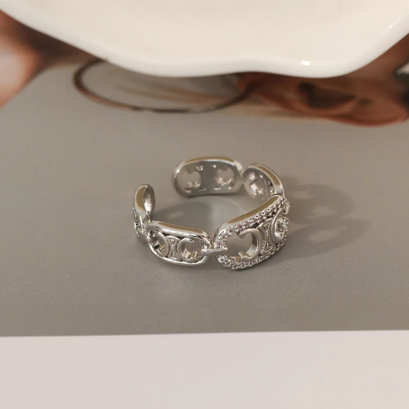 5358 猪鼻戒指美感轻奢时尚气质百搭