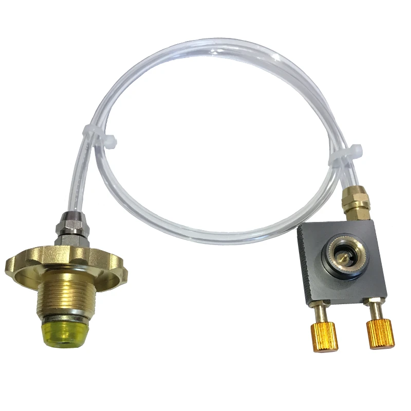 全铜带泄压充气阀高山气罐卡式气充气装置充家用液化气煤气灌装