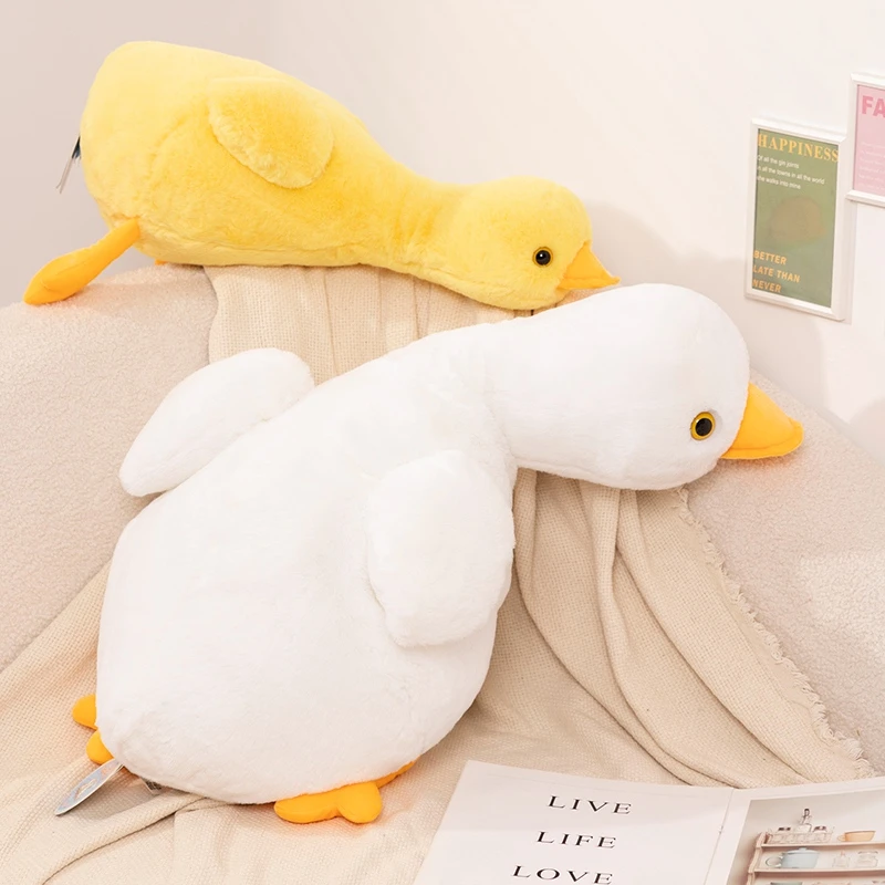 小黄鸭抱枕公仔可爱鸭子毛绒玩具儿童睡觉安抚布娃娃女孩床上玩偶