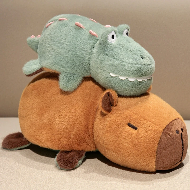 卡皮巴拉水豚变身乌龟公仔吧啦抱枕玩偶毛绒玩具布娃娃生日礼物女