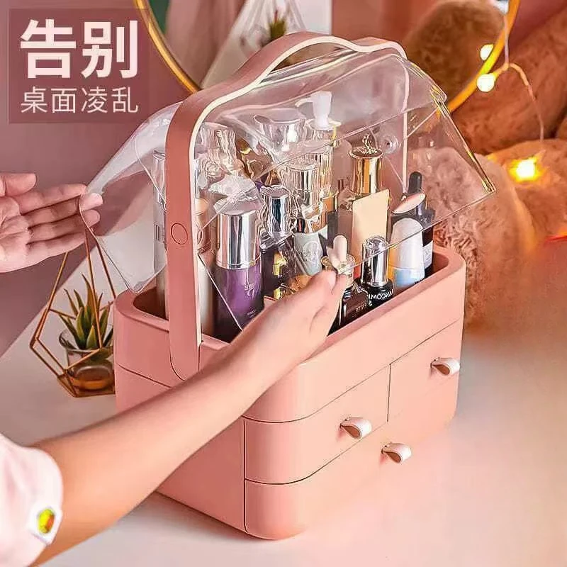 【童】A59  孤品 化妆品收纳盒家用桌面抽屉式护肤品大容量置物架