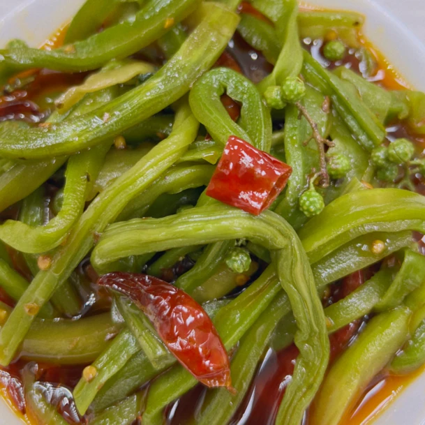 流云小哥 椒麻贡菜2斤下饭开胃菜开袋即食