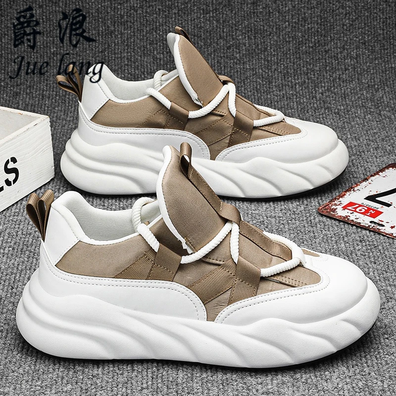 2025春季新款网红男鞋百搭运动休闲鞋子男款增高老爹鞋潮鞋男