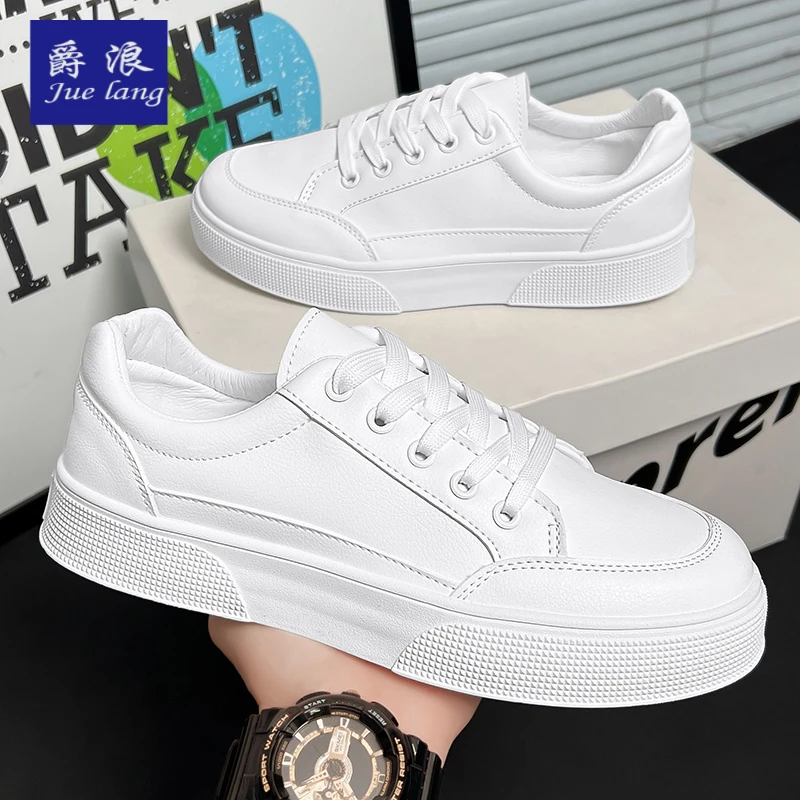 爵浪男鞋春季韩版运动休闲平底板鞋一脚蹬轻便百搭舒适防滑潮鞋
