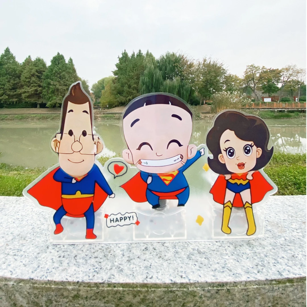 大头儿子小头爸爸创意摆件卡通动漫车载中控台可定制diy桌子上