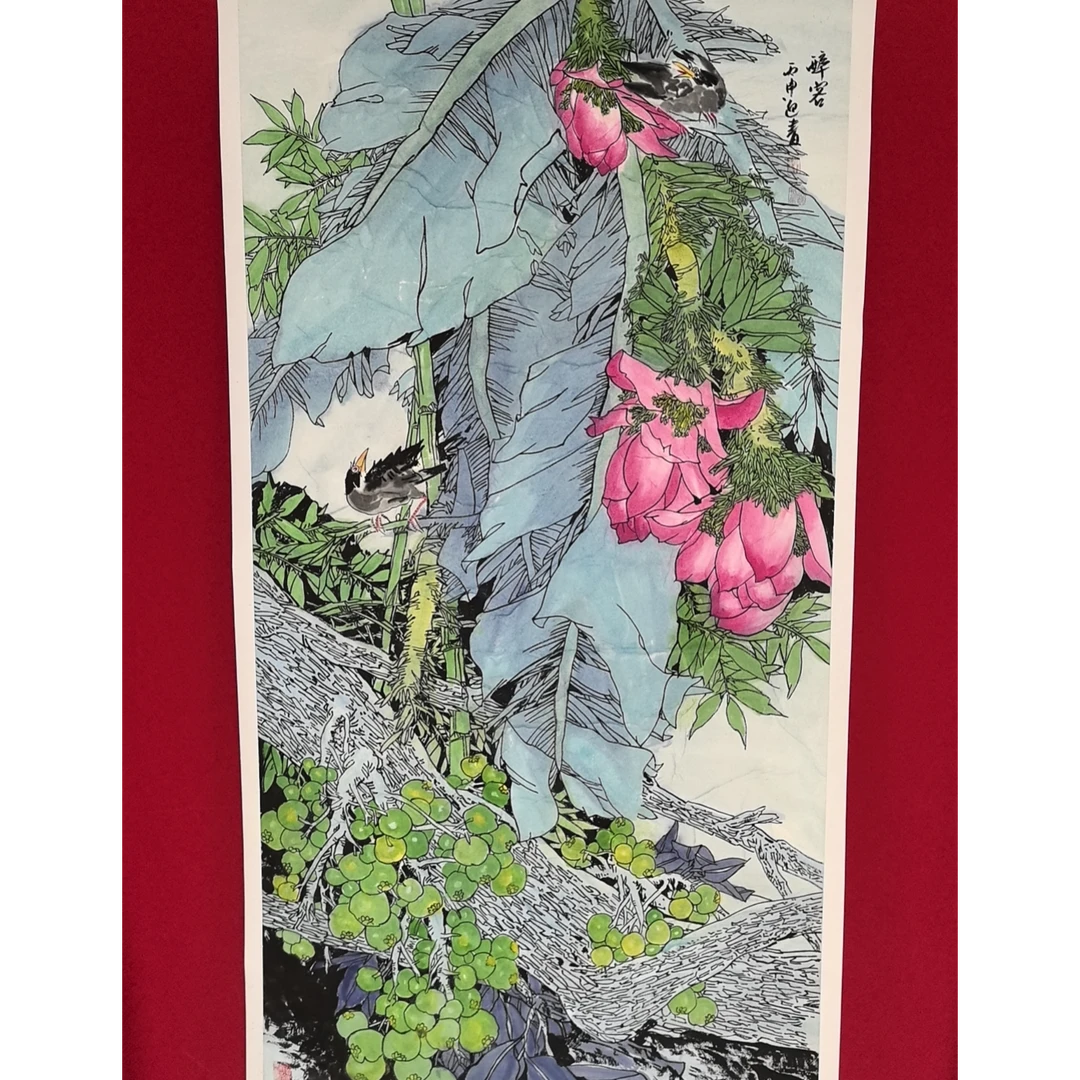 69-王迎春老师书画作品-尺寸：68*138cm