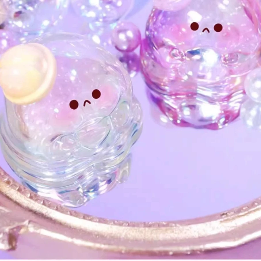 【拆盒】正版嘿粉儿水波蛋幻彩派对萌粒盲袋公仔摆件盲盒玩具礼物