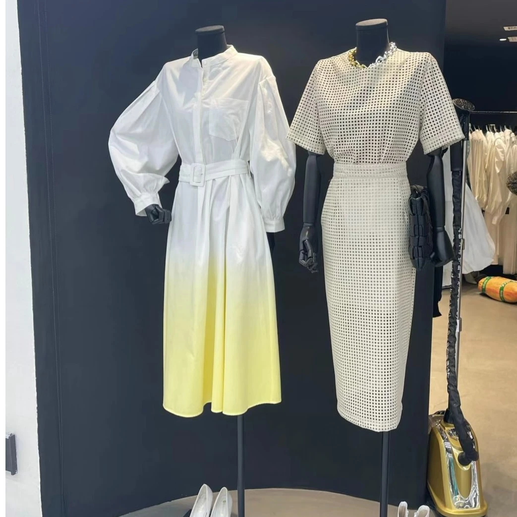高品质孤品夏季新款收腰气质高级感显瘦蕾丝连衣裙高端女装