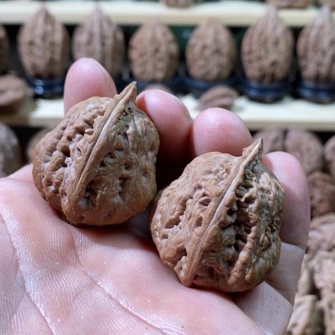 文玩核桃把件福禄寿
