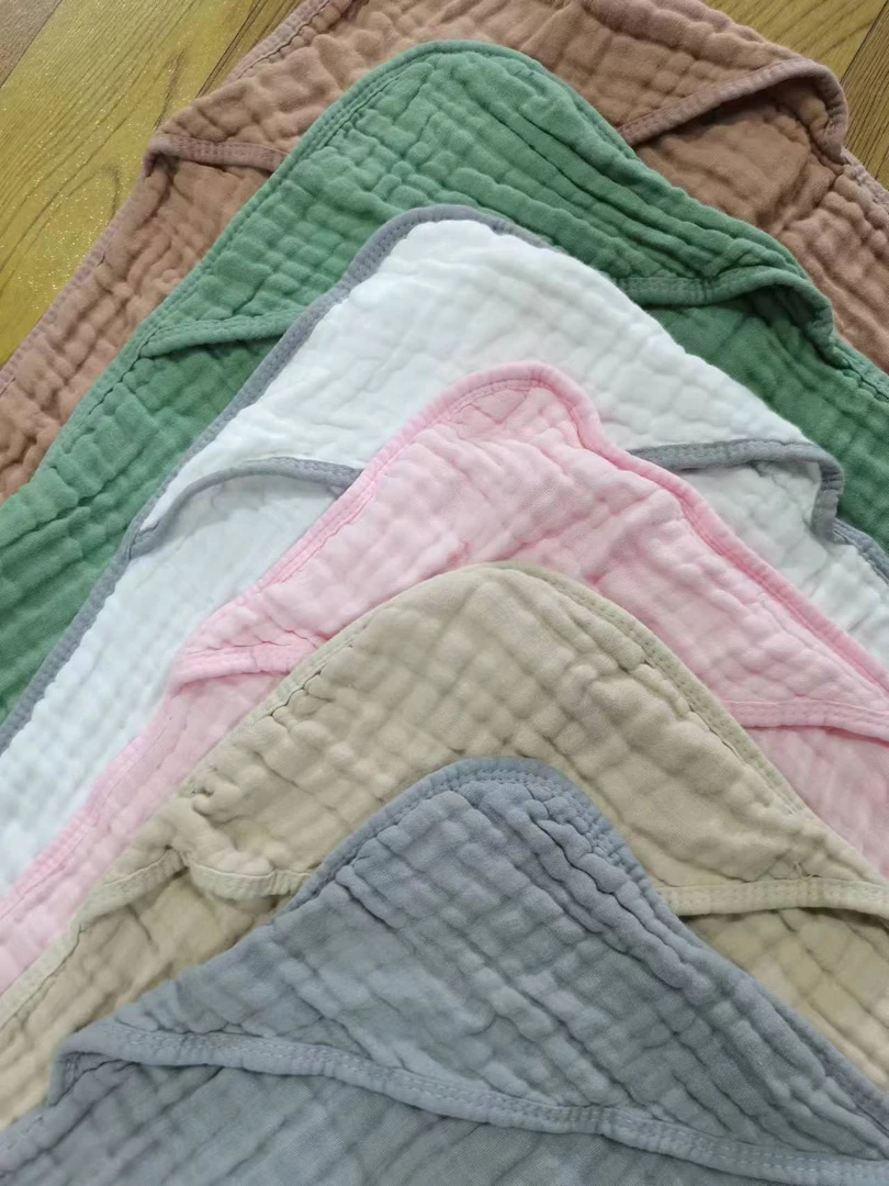 草木染多层是纱布小抱被（瑕疵，瑕疵，瑕疵）