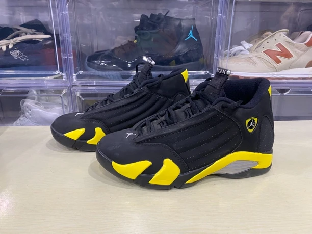 41码/Nike/aj14雷神/黑黄法拉利配色/休闲鞋/99新原盒/公价2099