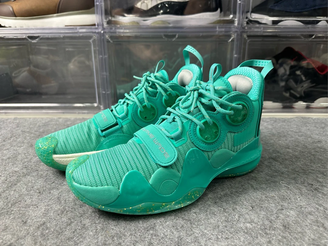 43.5码/李宁韦德之道8绿色/全新试穿/公价1199