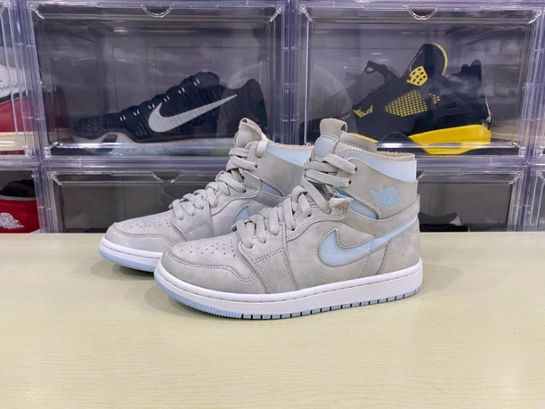 36.5码/aj1灰蓝/99新/休闲鞋