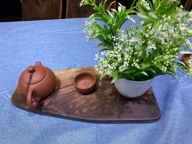 中式茶具家用干泡台茶道简约北美黑胡桃随形干透料！（一图随拍）