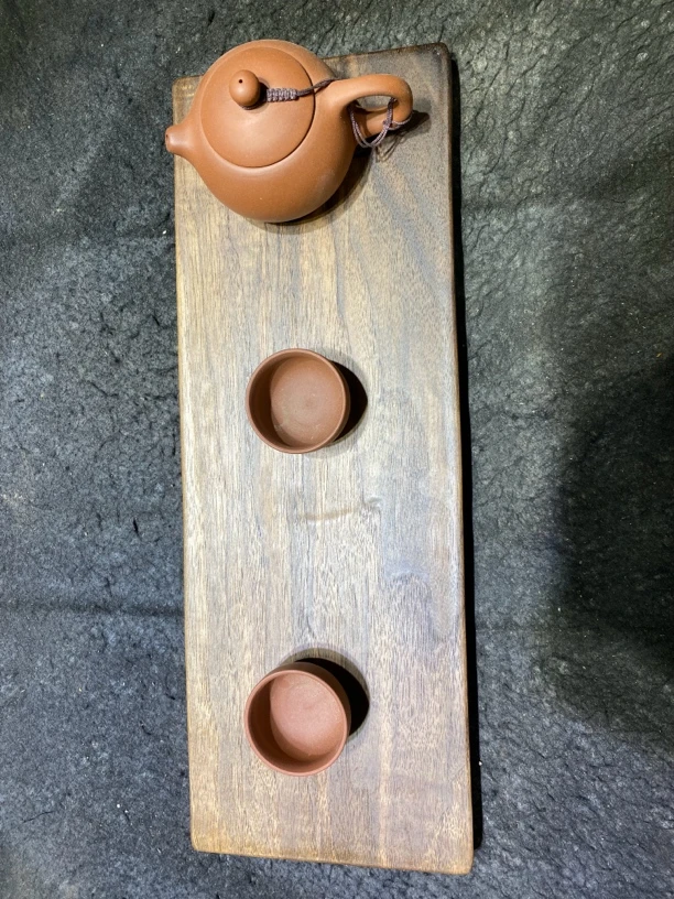 （小陆）进口北美黑胡桃，干泡台（一图一物）茶道