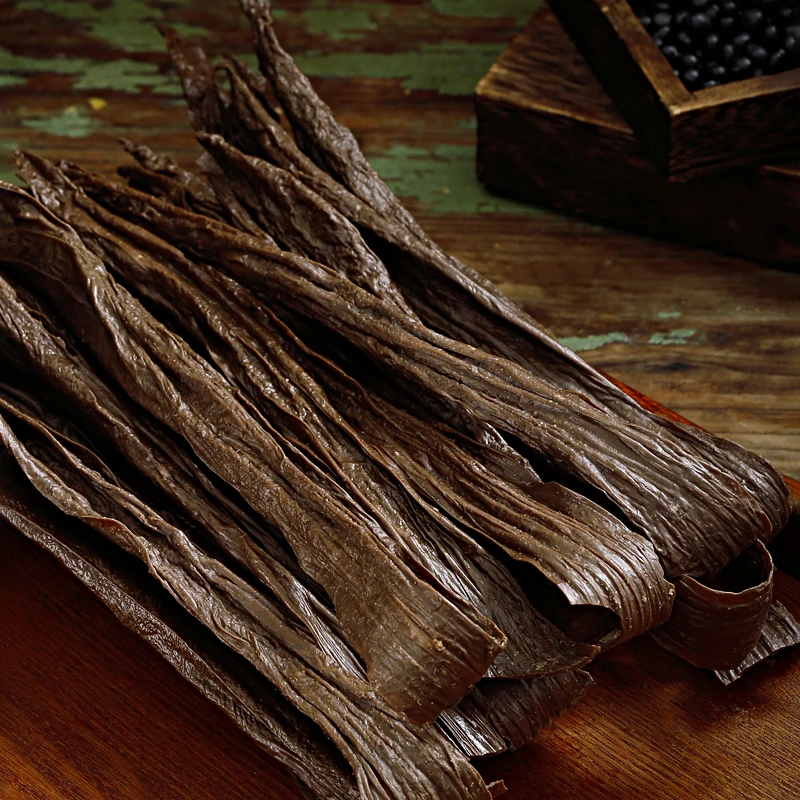 一稞一豆黑豆腐竹手工豆腐油豆皮优质传统营养食用味道净含量爽口