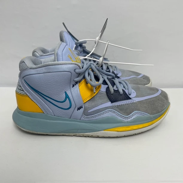 41码/欧文8 中帮蓝色/9新/二手正品篮球鞋/实图如下