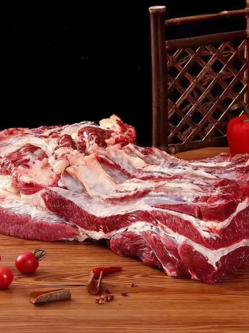 牛肉新鲜牛腩肉鲜切1500g整块牛腩生鲜牛排煲汤冷冻商用食材红烧