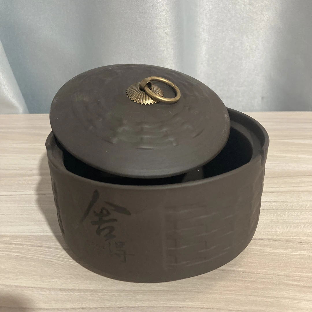 GF032烟灰缸家用茶桌烟灰缸手工茶具茶杯陶瓷大号茶道醒茶大容量