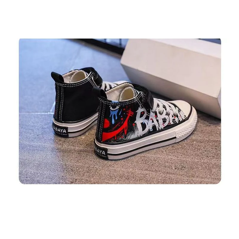 【小胖子专属】22026 秋季新款时尚百搭软度高帮舒适透气帆布鞋