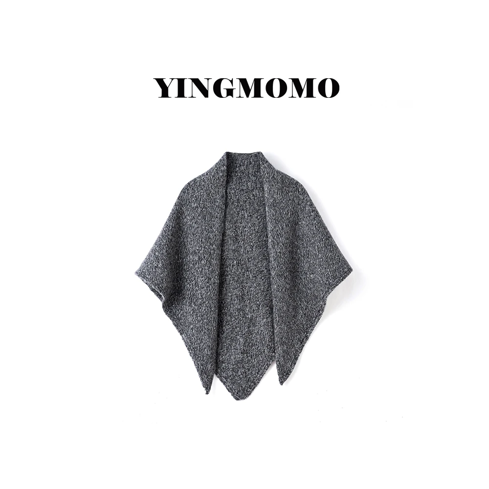 【YINGMOMO】影哥 羊绒超柔触感空气蓬松超轻盈披肩三角巾Y89535