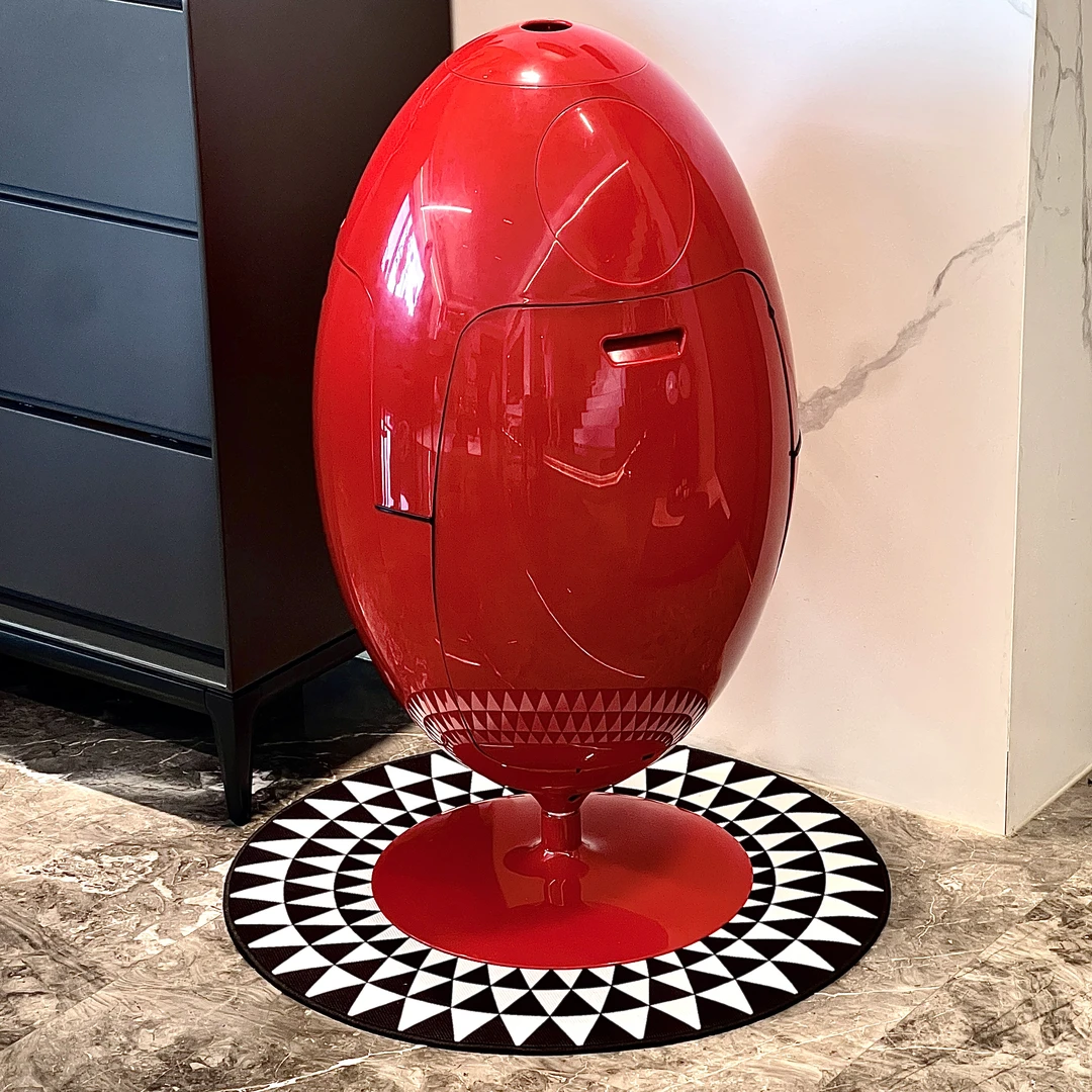 希山恐龙蛋分类垃圾桶开放厨房大落地摆件未来设计感高级设计师款