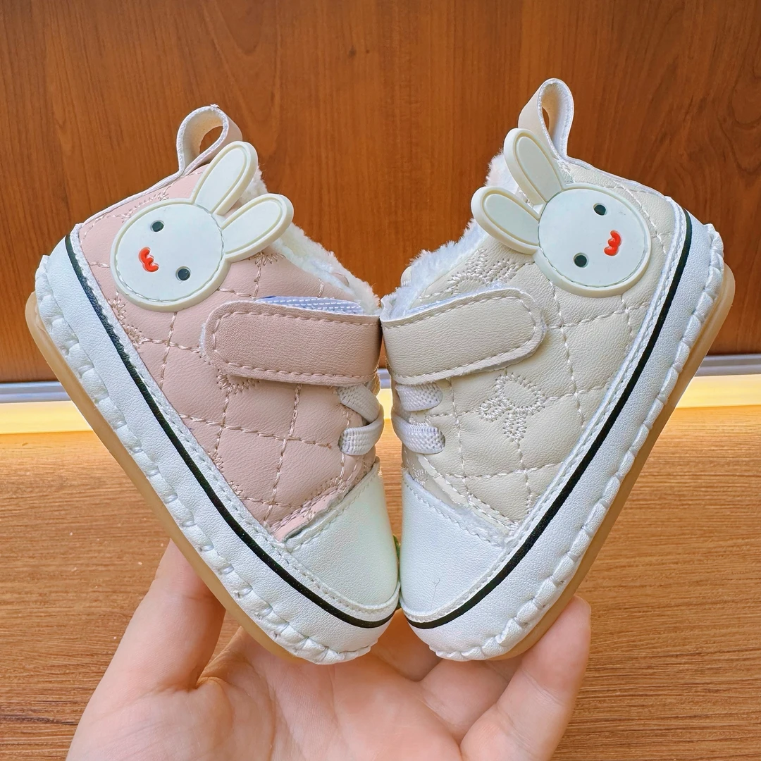 雪地靴童鞋婴儿软底加厚棉鞋保暖宝宝鞋高帮步前鞋防滑冬款9929