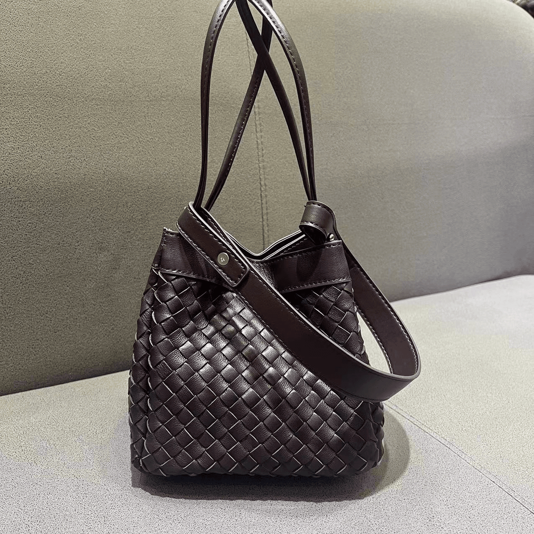 【A021-9356/23】时尚轻奢咖色手提包腋下包单肩包斜挎包