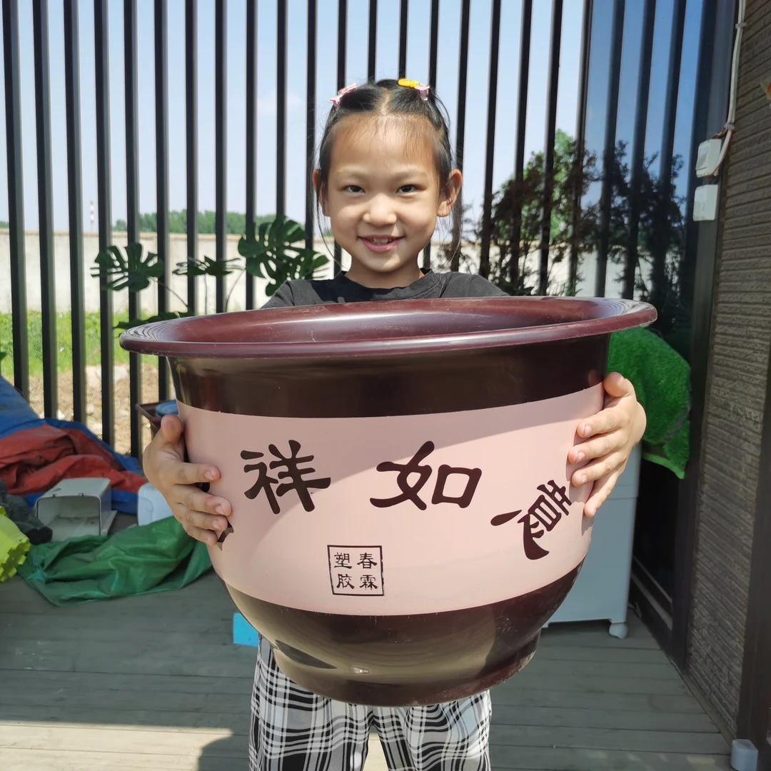 【拍1发10】大口径吉祥如意仿陶瓷树脂室外加厚绿萝玫瑰月季花盆