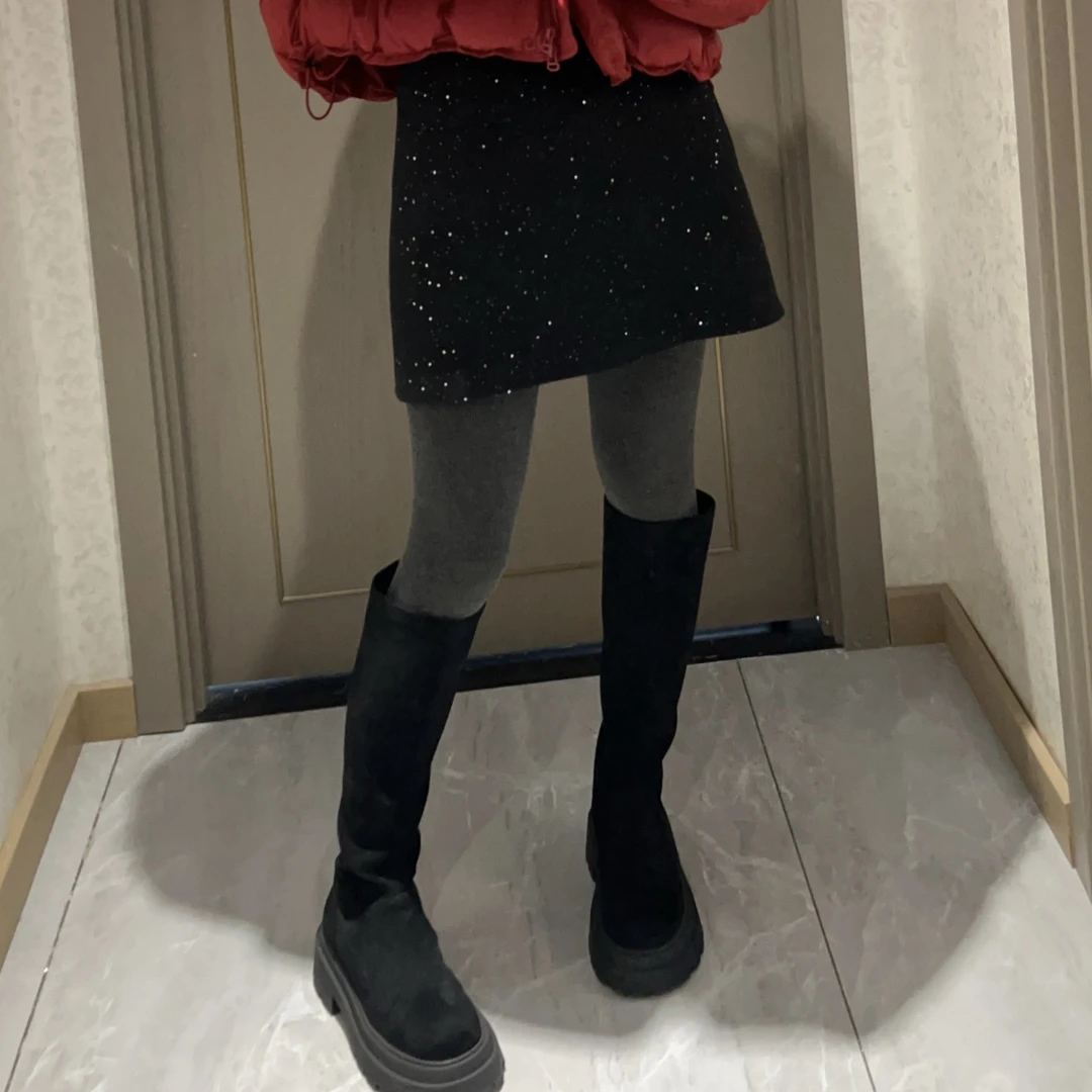 静静哈尼  【星空半身裙】显瘦高腰休闲A字半身裙Q82463