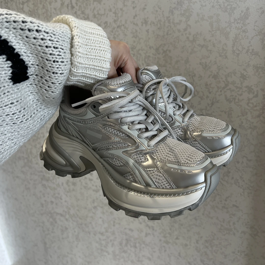 静静哈尼 【经典老爹鞋】四季百搭休闲厚底透气老爹鞋X8020