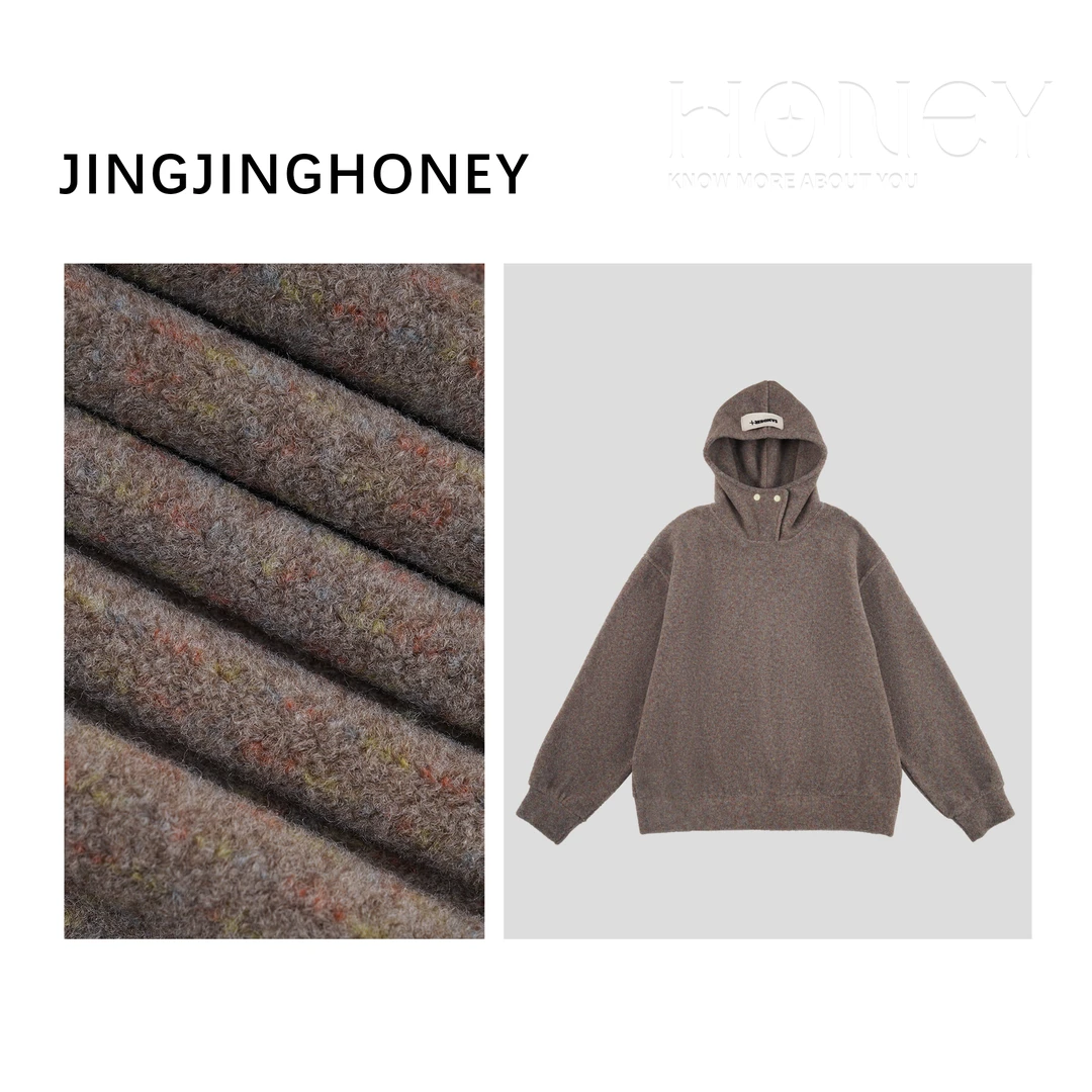 静静哈尼【慵懒风休闲卫衣】百搭潮流宽松卫衣外套W82459