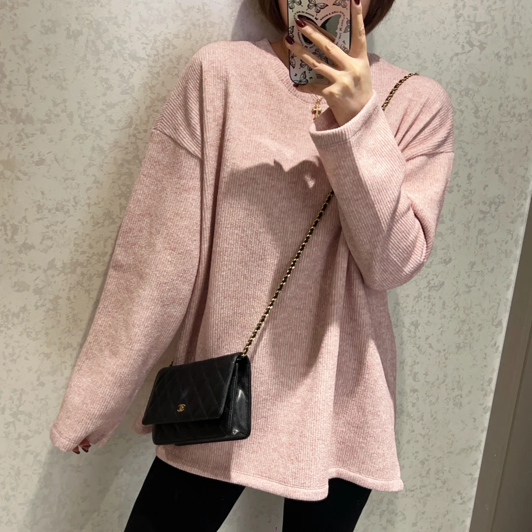 静静哈尼【慵懒风套头卫衣】休闲百搭宽松加厚卫衣W82466