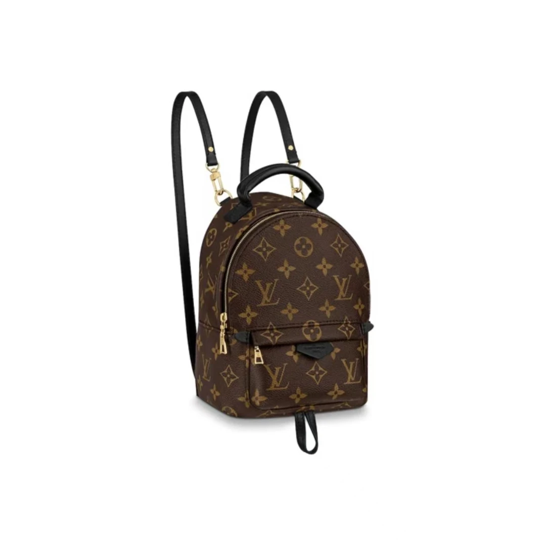 全新未使用 LouisVuitton/路易威登 Palm Springs双肩包/经典老花